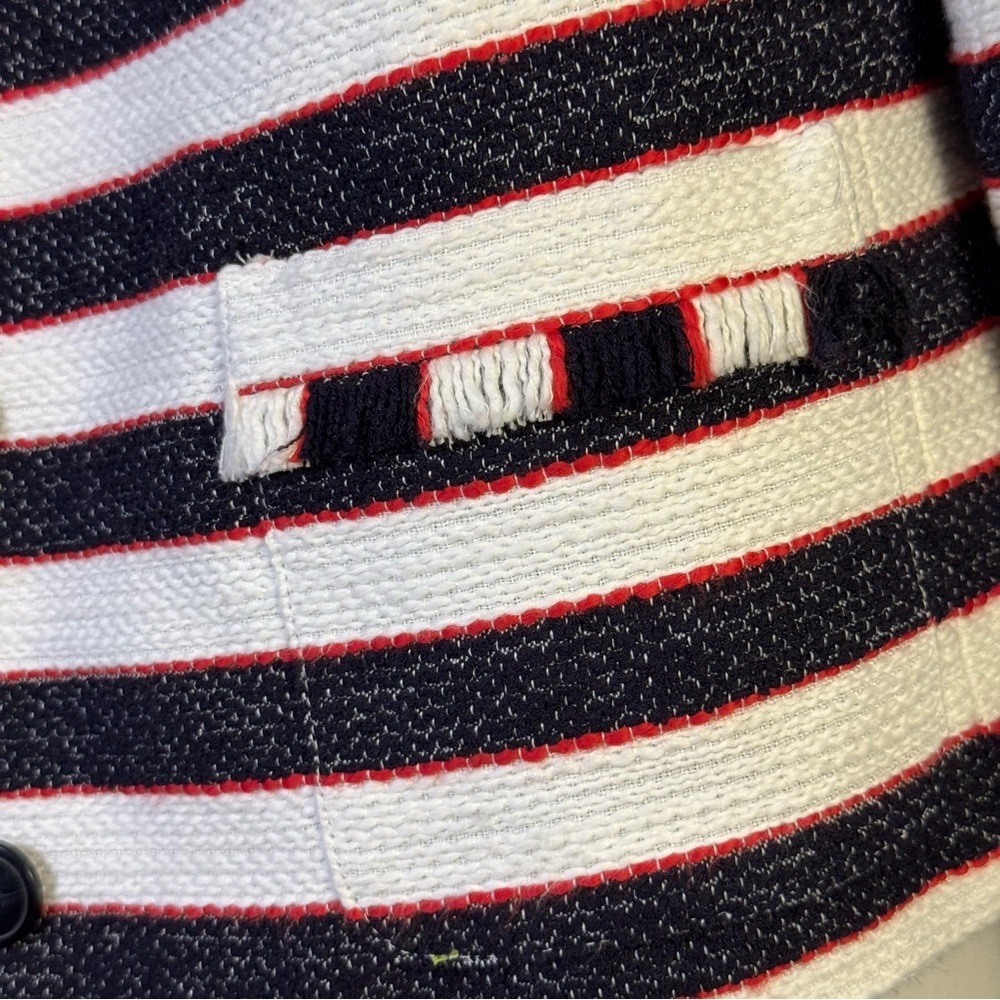 Banana Republic Striped Skirt Suit Women’s Size 10P - Picture 7 of 8